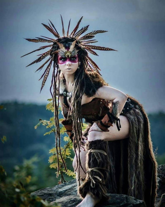 Feather Costume Headdress