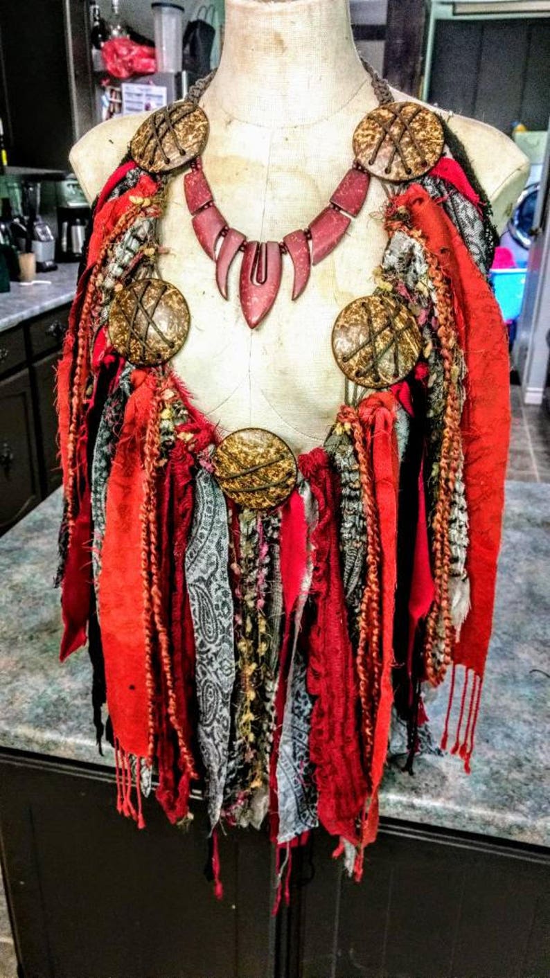 Burning man/shaman costume