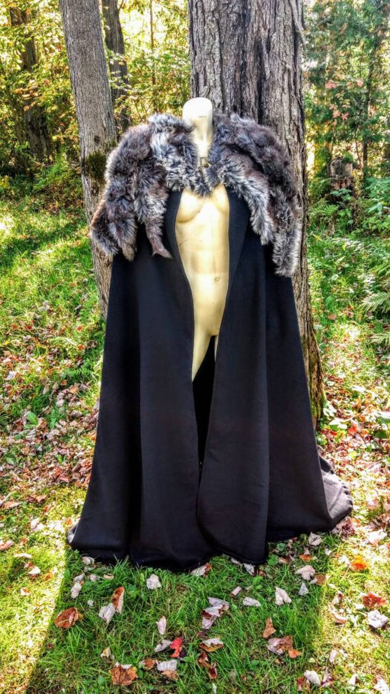 Game of Thrones inspired fur cloak