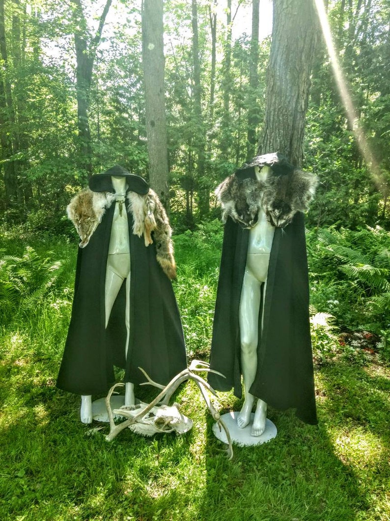 Viking-inspired Cloak with Mantle