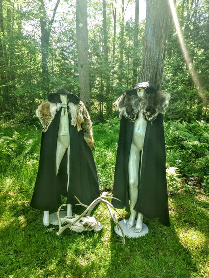 Viking-inspired Cloak with Mantle