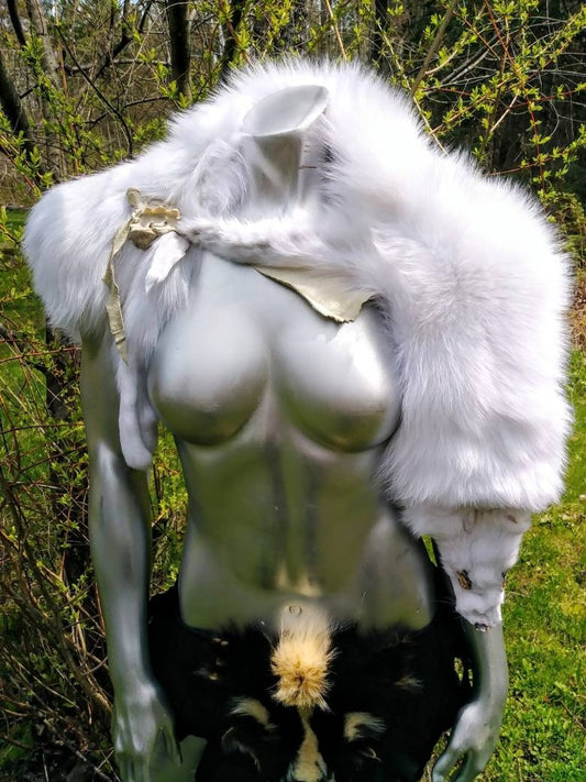 Bridal Fur Mantle/Cape