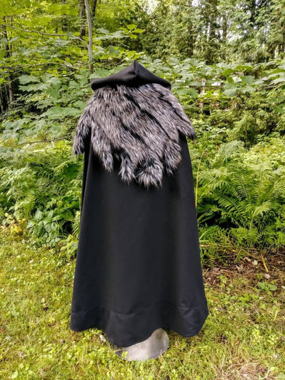 Fur Cloak and Caplet