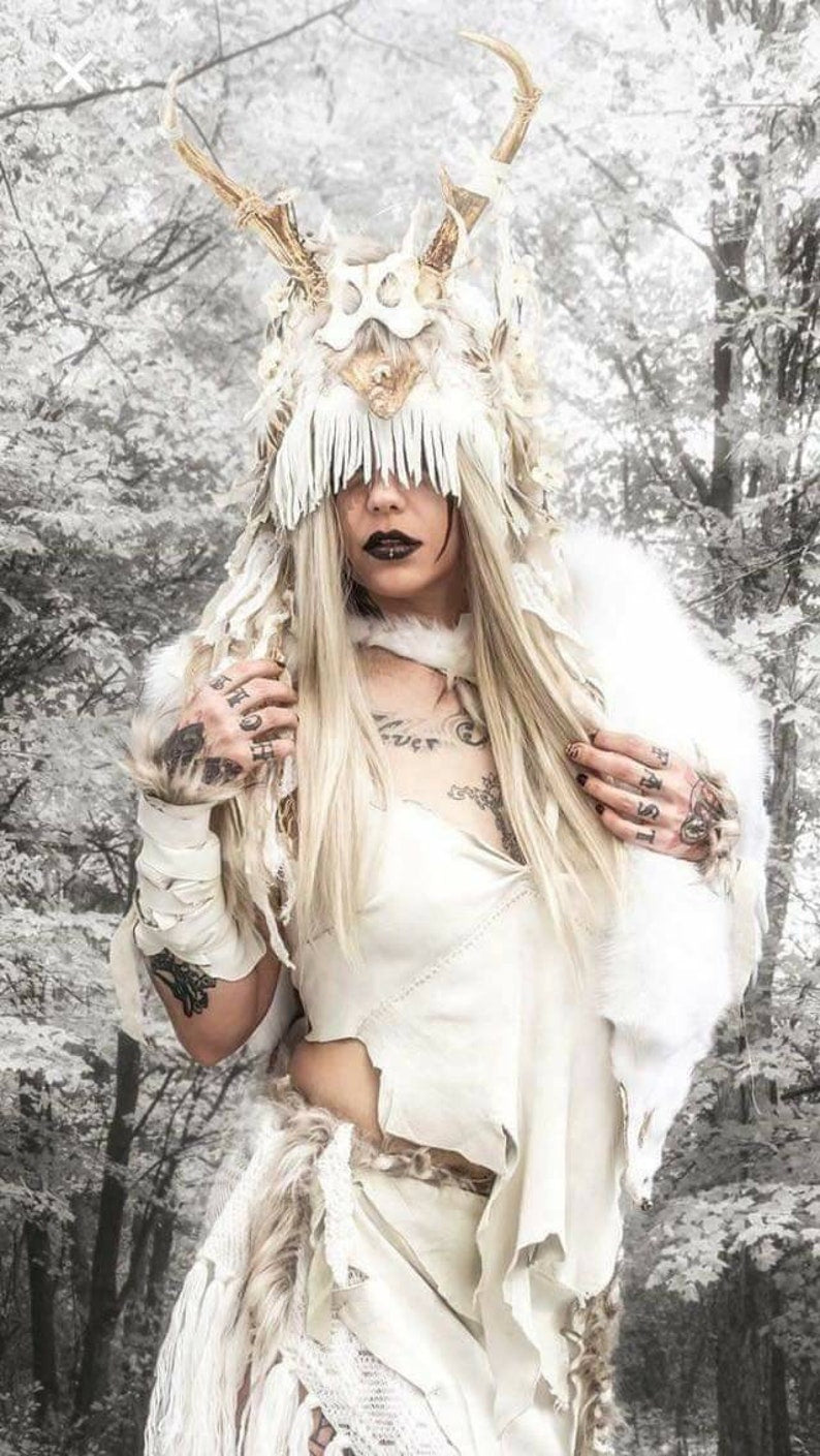 Heilung inspired shield maiden costume