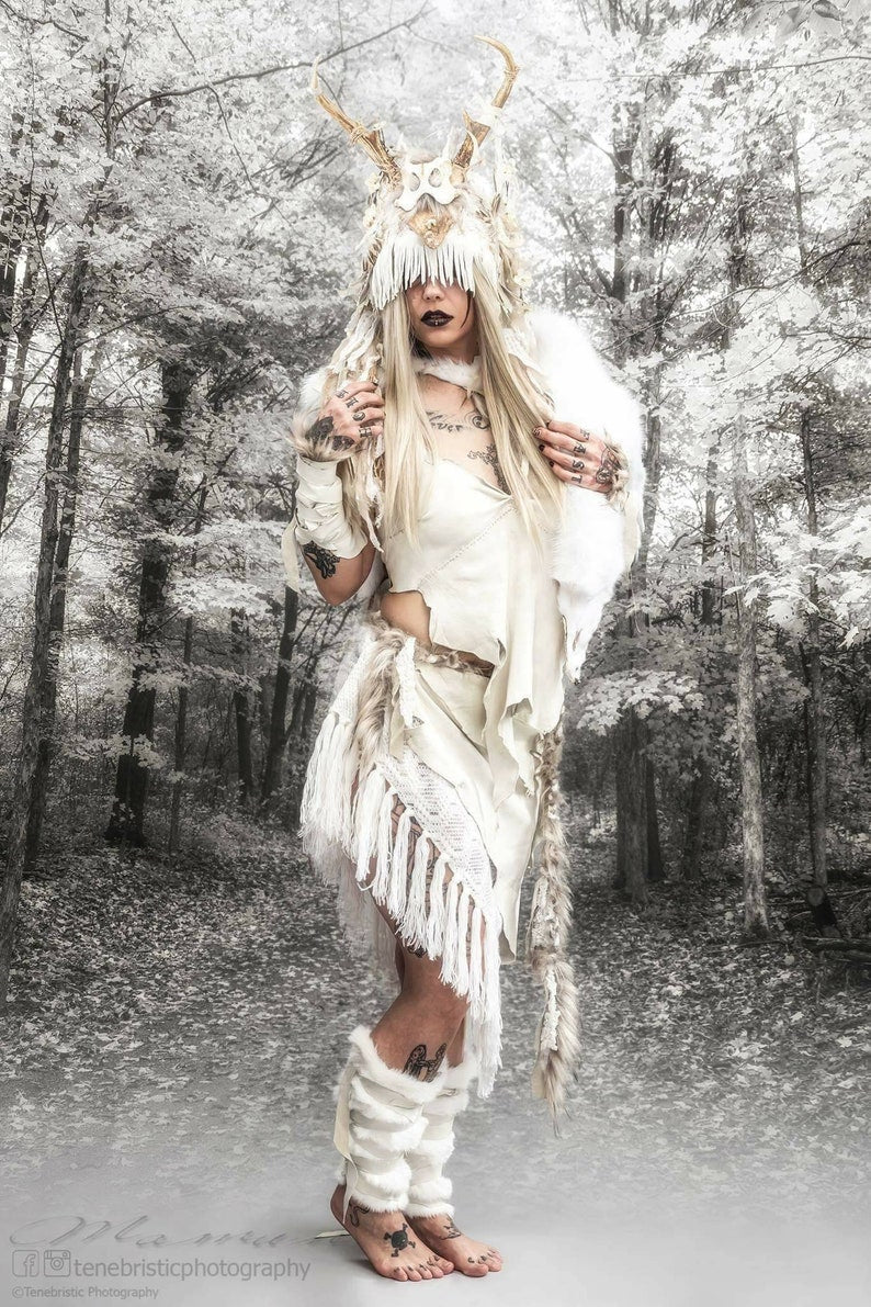 Heilung inspired shield maiden costume