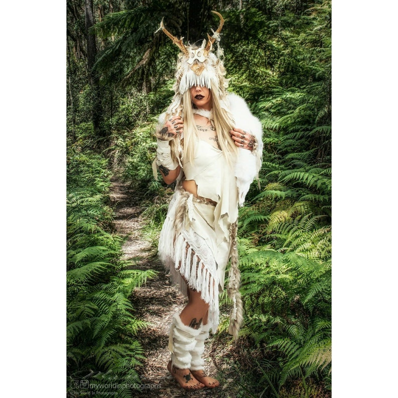 Heilung inspired shield maiden costume