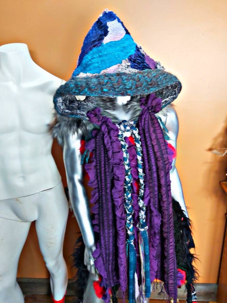 Patchwork Scoodie Hat/Hood