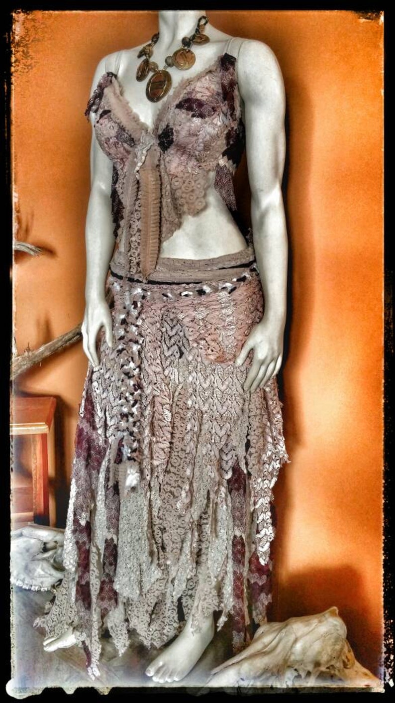 Lace Skirt & Bohemian Top